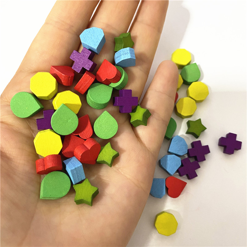 40Pcs 10mm Red Heart Shape Blu - Board Game Dixit avaliação e preço