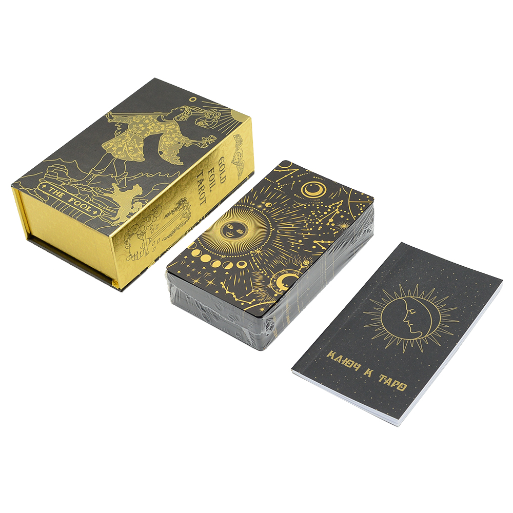 Gold Foil Tarot 12x7cm Russian - Board Game Uno avaliação e preço