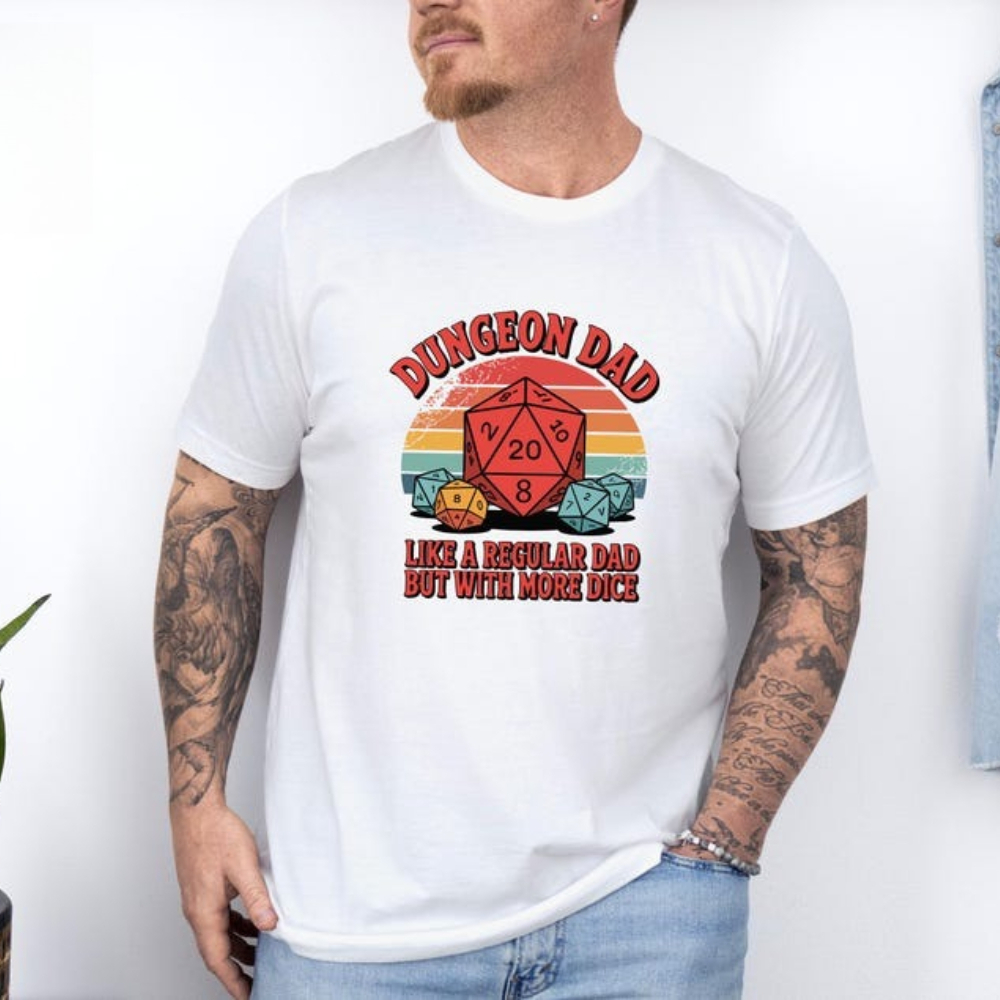 Dungeon Dad Shirt Funny Dungeo - Board Game Night avaliação e preço