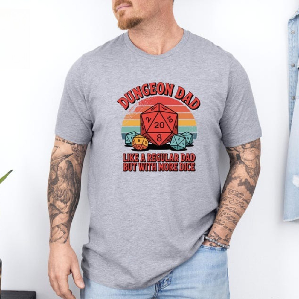 Dungeon Dad Shirt Funny Dungeo - Board Game Night avaliação e preço
